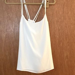 Pretty banana republic white tank blouse